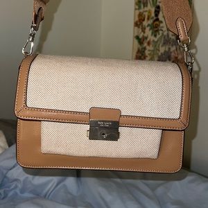 kate spade - Voyage Colorblocked Medium Shoulder Bag Brown